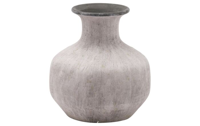 Hill Interiors Bloomville Squat Stone Vase 