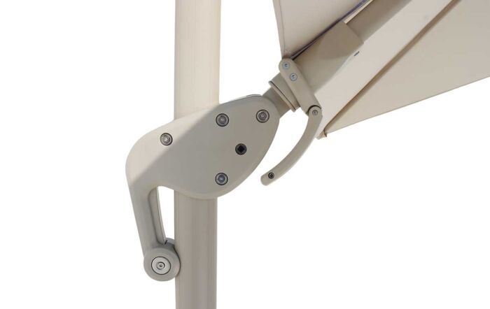 Bramblecrest Chichester 3m Square Cantilever Parasol with Granite Base and FREE Cover - Mocha-SPPT8M