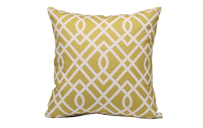Bramblecrest Ochre Maze Scatter Cushion-USCO6