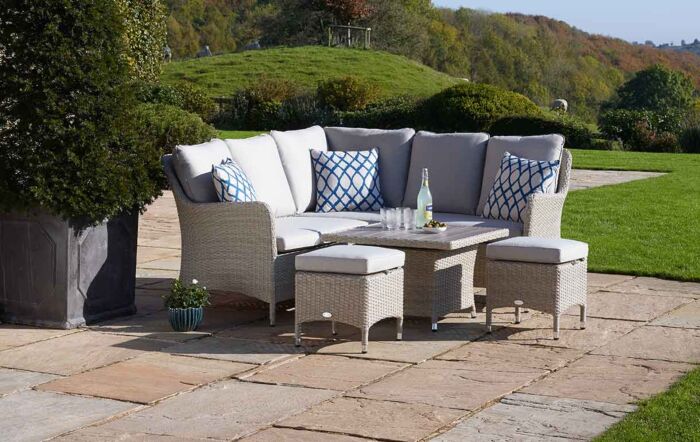 Bramblecrest Tetbury Mini Sofa Set with Adjustable Table - Nutmeg-X20WKNMS1NWJ 1