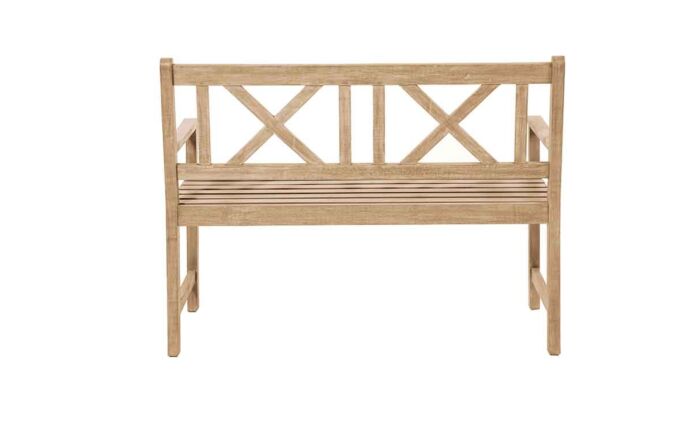 Pacific Lifestyle Cambridge Light Teak Two Seater Acacia Wood Bench-18-F-619-LT 1