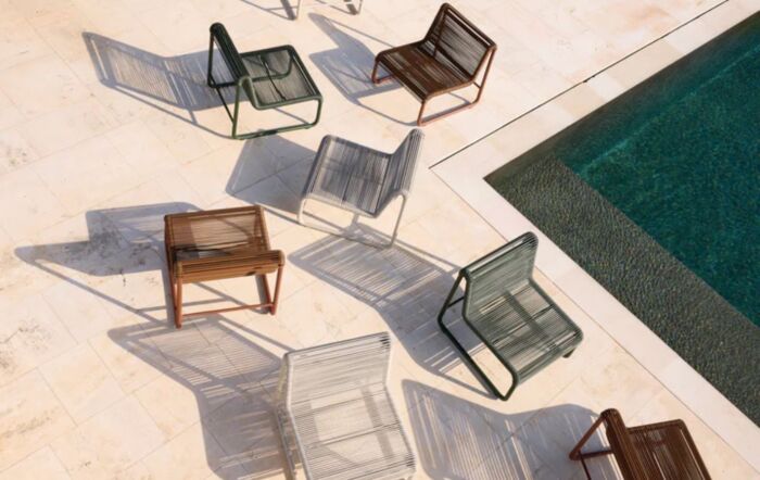 Cane-Line Al Dente Lounge Chair - Green-11475ADGDG