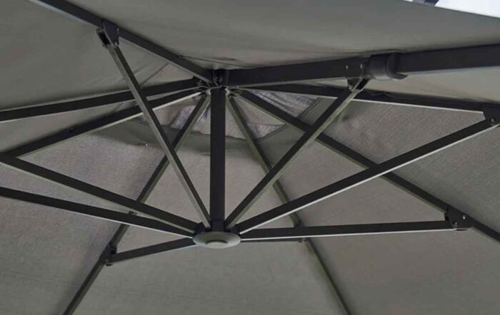 Cane-Line Hyde Luxe Hanging Parasol 3m x 4m - Taupe-583X4Y505