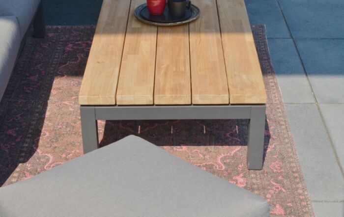 4 Seasons Capitol Lounge Set With Footstool & 90cm Coffee Table-Grey-19592-19594-19593-19709