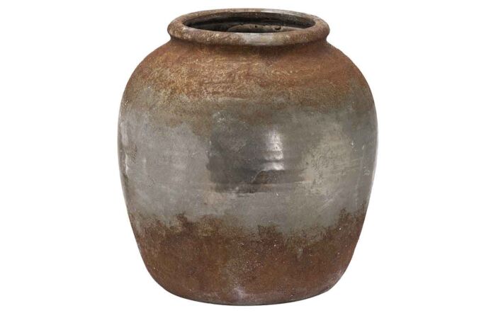 Hill Interiors Castello Aged Stone Vase