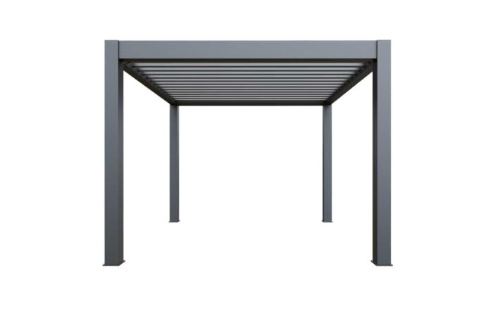 Celtic Leisure Saturn 3m x 3m Aluminium Pergola - Anthracite-SAT3m
