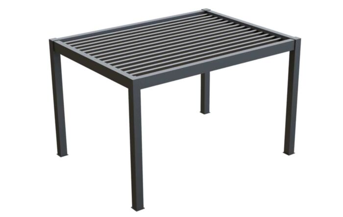 Celtic Leisure Saturn 3m x 4m Aluminium Pergola - Anthracite-SAT4m 1