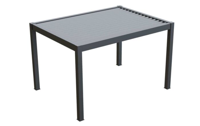 Celtic Leisure Saturn 3m x 4m Aluminium Pergola - Anthracite-SAT4m