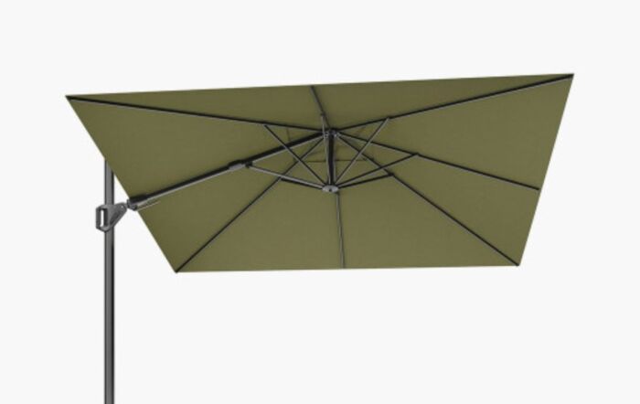 Pacific Lifestyle Challenger T2 3m Lush Green Free Arm Parasol & 90kg Wheeled Base-18-193-LU & 18-125