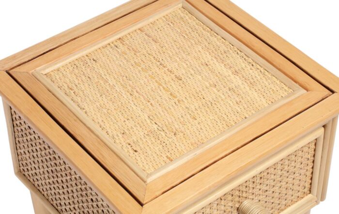 Desser Chester Natural Cane Lamp Table-Desser Chester Natural Cane Lamp Table 1