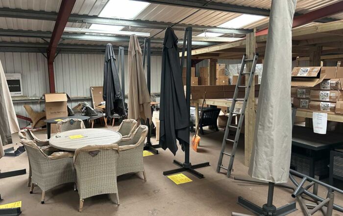 Clearance Cantilever Parasols - Wakefield Showroom-Clearance Cantilever Parasols - Wakefield Showroom
