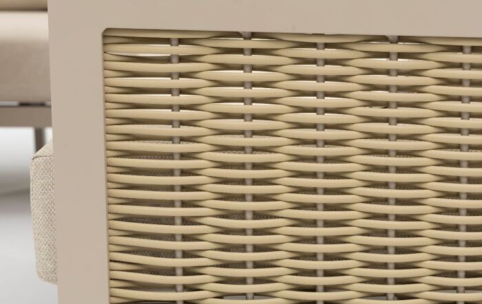 JB Furniture Exclusive Conrad Rattan Two Seat Garden Sofa Set - Latte-CW-AS083