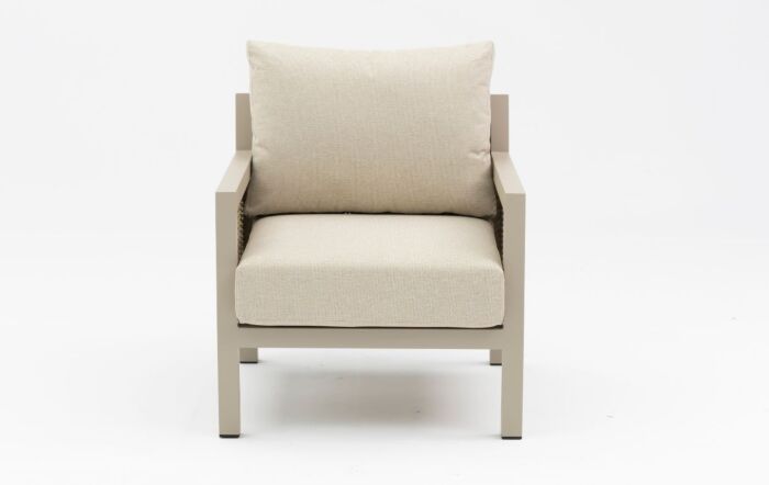 JB Furniture Exclusive Conrad Rattan Two Seat Garden Sofa Set - Latte-CW-AS083