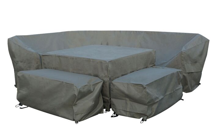 Bramblecrest Ripstop Monterey, Monte Carlo & Panama Curved Corner Sofa Set Cover-CVMS3X