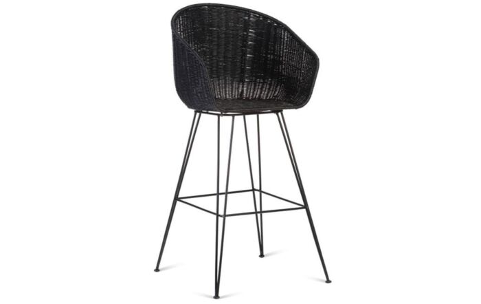 Desser Porto Black Bar Stool-73066