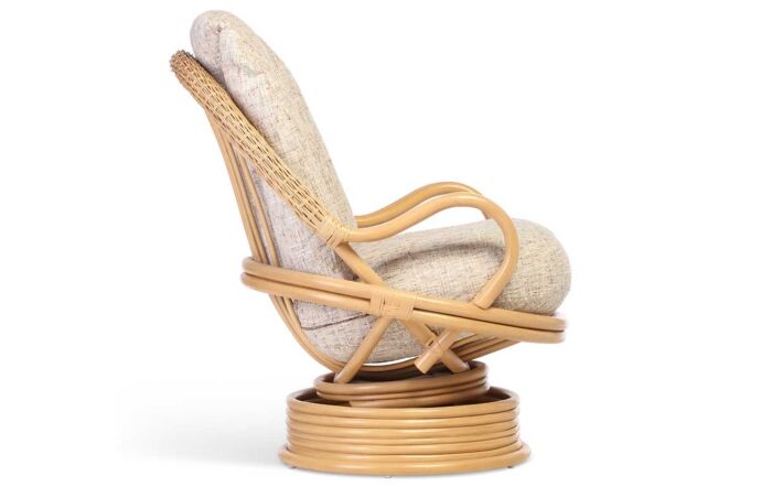 Desser Aspen Light Oak Deluxe Swivel Rocker Chair-Desser Aspen Light Oak Deluxe Swivel Rocker Chair 1