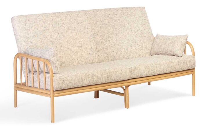 Desser Aspen Light Oak 3 Seater Sofa-Desser Aspen Light Oak 3 Seater Sofa