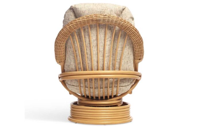 Desser Aspen Light Oak Deluxe Swivel Rocker Chair-Desser Aspen Light Oak Deluxe Swivel Rocker Chair