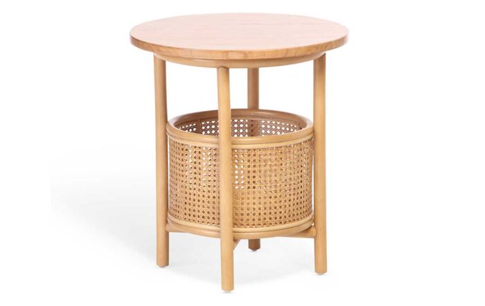 Aspen Light Oak Lamp Table-Aspen Light Oak Lamp Table