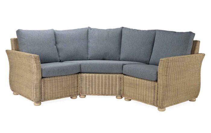 Desser Corsica Cane Rattan 3pc Modular Set -Desser Corsica Cane Rattan 3pc Modular Set