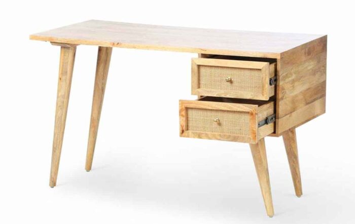 Desser Venice Natural Desk And Chair Set-22055