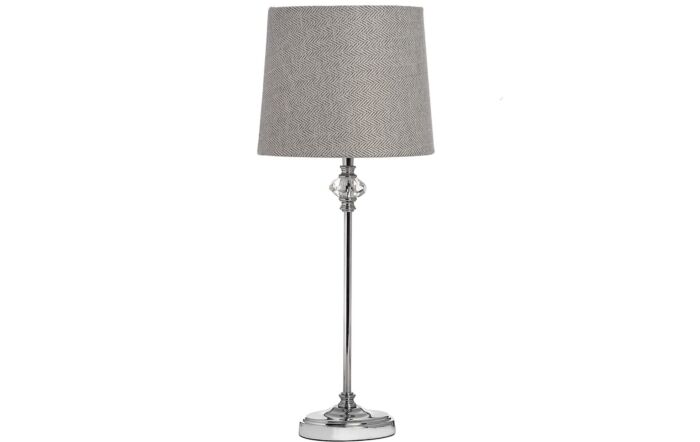 Hill Interiors Florence Chrome Table Lamp-17589