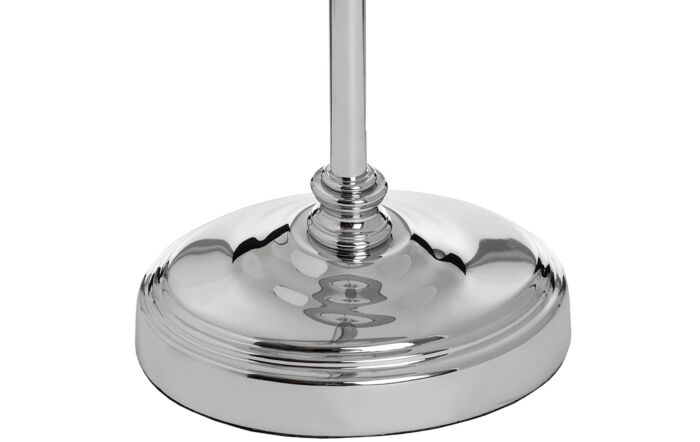 Hill Interiors Florence Chrome Table Lamp-17589