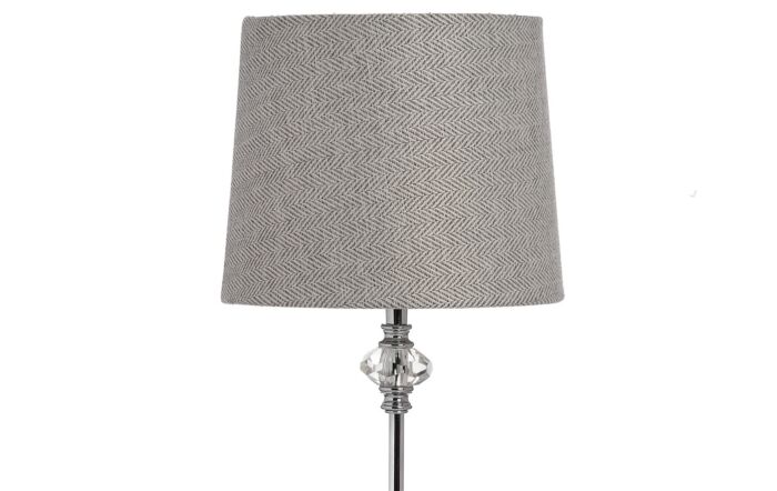 Hill Interiors Florence Chrome Table Lamp-17589