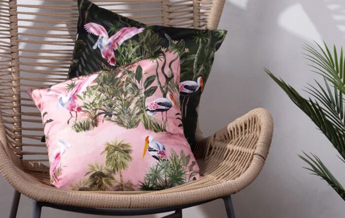 Furn. Platalea Outdoor Cushion - Blush-Furn. Platalea Outdoor Cushion - Blush