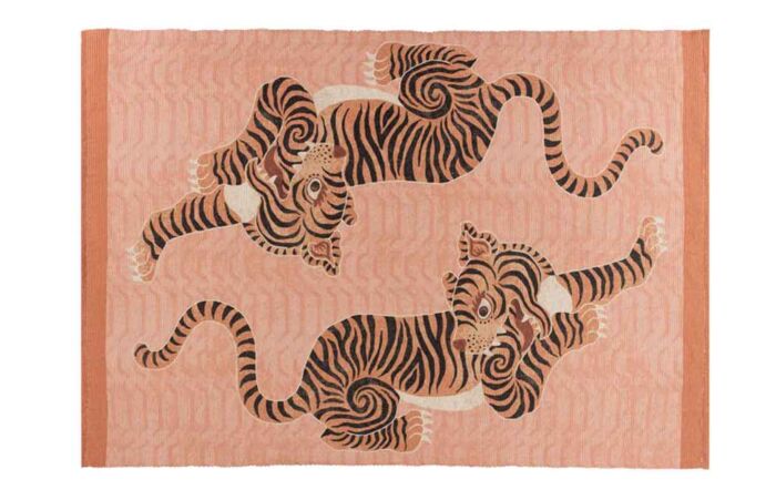 Furn. Tibetan Tiger 120x170cm Outdoor Rug - Coral-RV-TTIGER-RG1-COR