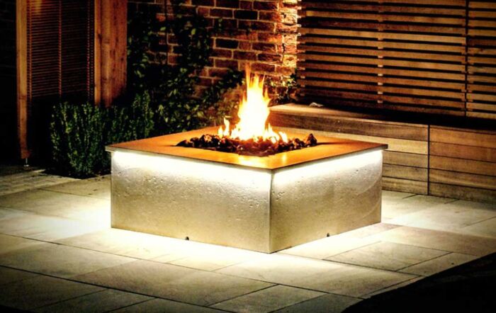 Gas Firepit - Build your own!-Gas Firepit Built In Gas Burner