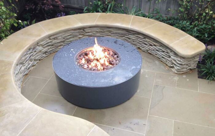 Gas Firepit - Build your own!-Gas Firepit Built In Gas Burner