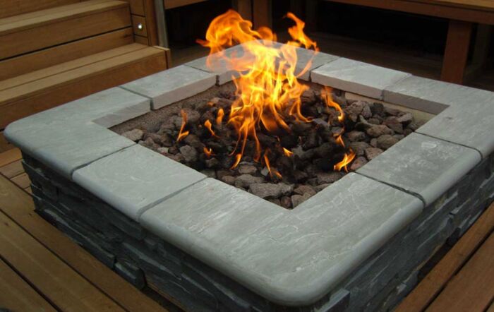 Gas Firepit - Build your own!-Gas Firepit Built In Gas Burner