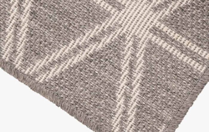 Pacific Lifestyle Indoor/Outdoor Geometric Design Rug-18-701-SI-WH