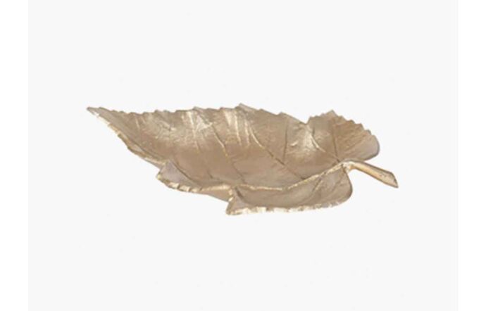 Pacific Lifestyle Gold Metal Leaf Bowl-70-597 1