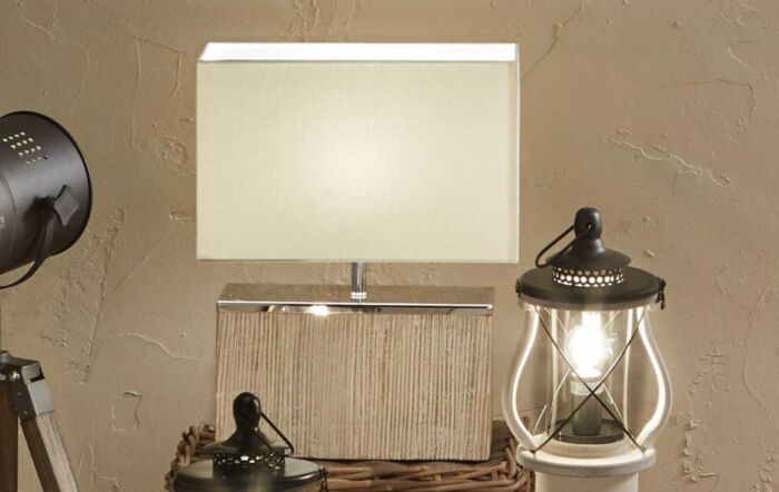Pacific Lifestyle Hampton White Wash Wood Table Lamp-30-023-C