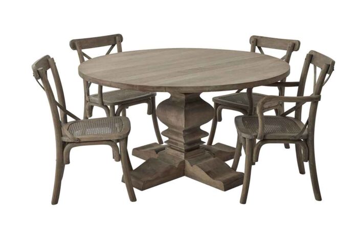 Hill Interiors Copgrove Collection Round Pedestal Dining Table-22695