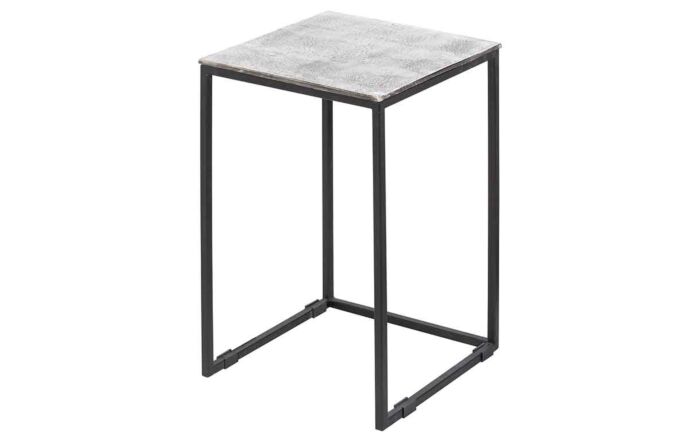 Hill Interiors Farrah Collection Silver Nest Of 3 Tables-21320