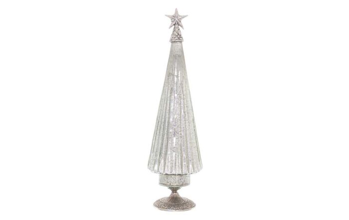 Hill Interiors The Noel Collection Footed Glass Decorative Tree Large