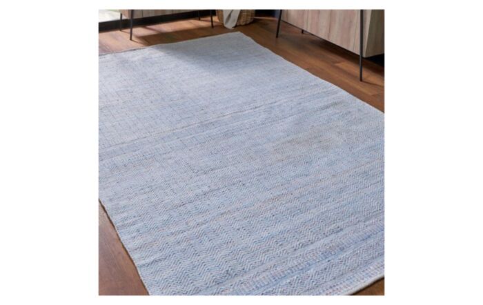 Pacific Lifestyle Aqua Inca Indoor/Outdoor Rug-18-704-AQ-WH