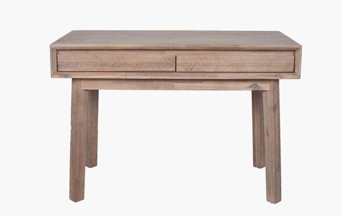 Pacific Lifestyle Kalmar Sand Wash Acacia Wood 2 Drawer Desk-76-348