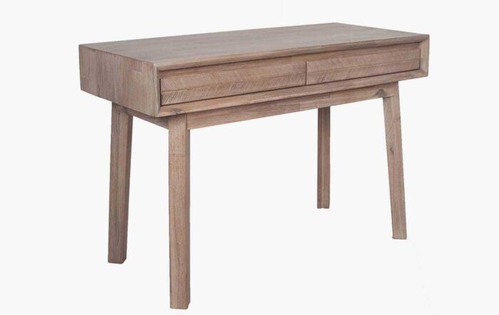 Pacific Lifestyle Kalmar Sand Wash Acacia Wood 2 Drawer Desk-76-348