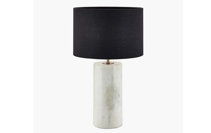 Pacific Lifestyle Kiorini White Marble Table Lamp-30-867-BO