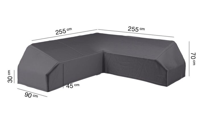 Lounge Aerocover L-Shaped 255x255x90cm
