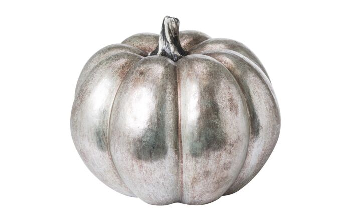 Hill Interiors Large Silver Foil Pumpkin-21289