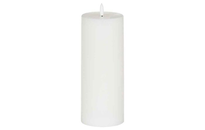 Hill Interiors Luxe Collection Natural Glow 3.5x9 LED White Candle Set Of 3-20867