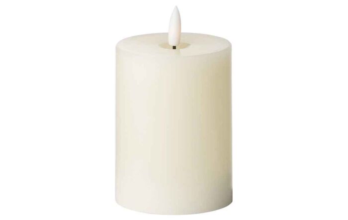 Hill Interiors Luxe Collection Natural Glow 3 x 4 LED Ivory Candle Set Of 4