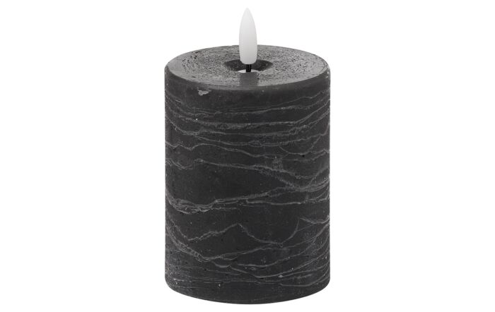 Hill Interiors Luxe Collection Natural Glow 3 x 4  Grey  LED  Candle Set Of 4