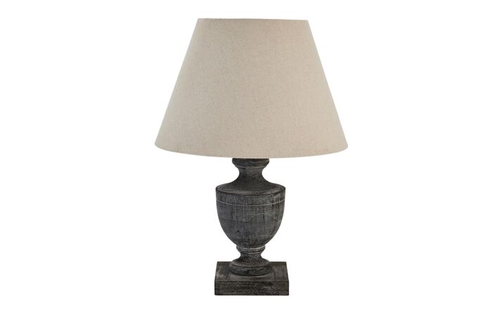 Hill Interiors Incia Urn Wooden Table Lamp