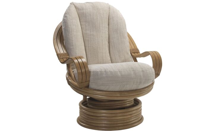 Desser Madrid Light Oak Swivel Chair in Jasper